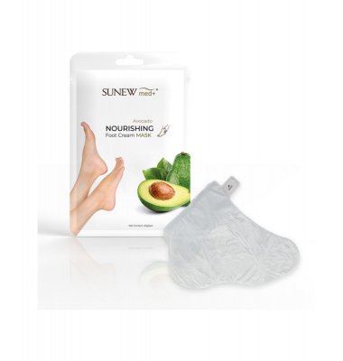 SunewMed+ Maska na nohy s avokádovým olejem 1 ks