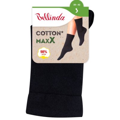 Bellinda COTTON MAXX vel. 39/42 dámské ponožky 1 pár černé