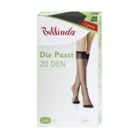 Bellinda UNI 20 DEN dámské punčochové podkolenky 2 páry černáé