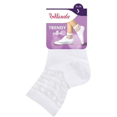 Bellinda TRENDY COTTON vel. 35/38 dámské ponožky 1 pár bílé