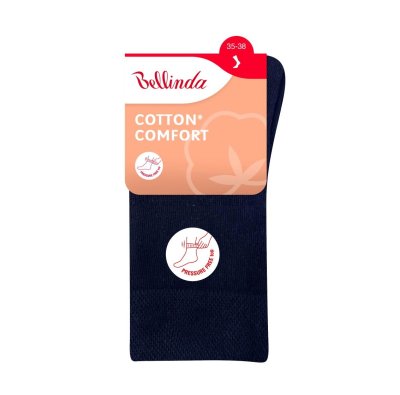 Bellinda Cotton Comfort vel. 35/38 dámské klasické ponožky 1 pár modré