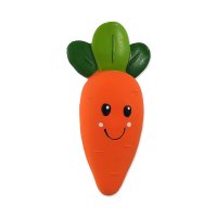 Dog Fantasy Latex hračka zelenina mrkev se zvukem 18 cm