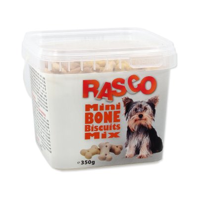 Rasco Pochoutka sušenky kostičky mix 2 cm 350 g