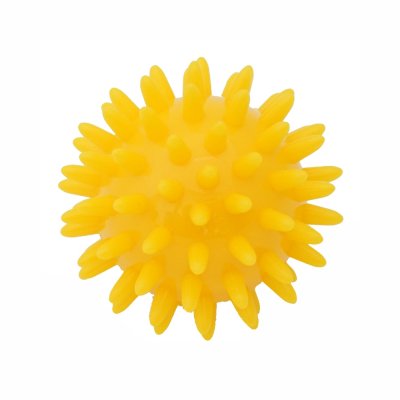 KineMAX Pro Hedgehog 6 cm masážní míček 1 ks žlutý