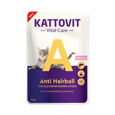 Kattovit Vital Care Anti Hairball losos kapsička 85 g