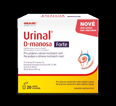 Urinal D-manosa Forte 20 sáčků