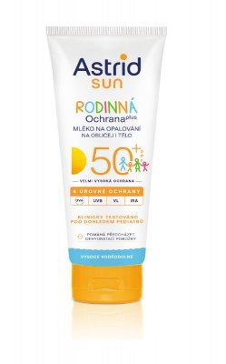 Astrid Sun Rodinné mléko na opalování SPF50+ 250 ml