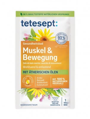 Tetesept Svaly a pohyb mořská sůl do koupele 80 g