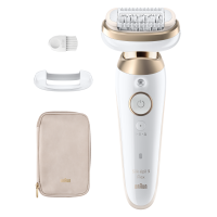 Braun Silk·épil 9 Flex, Epilátor 9-011 3D, Bílý/Zlatý