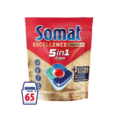 Somat Kapsle do myčky Excellence 5v1 65 ks