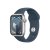 Apple Watch S9 41 mm sport band S/M smart hodinky Silver/Storm Blue