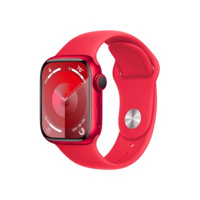 Apple Watch S9 41 mm sport band S/M smart hodinky Red