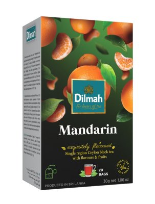 Dilmah Černý čaj Mandarinka nálevové sáčky 20x1,5 g