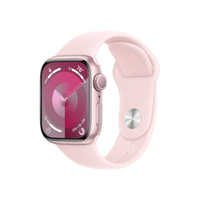 Apple Watch S9 41 mm sport band S/M smart hodinky Pink