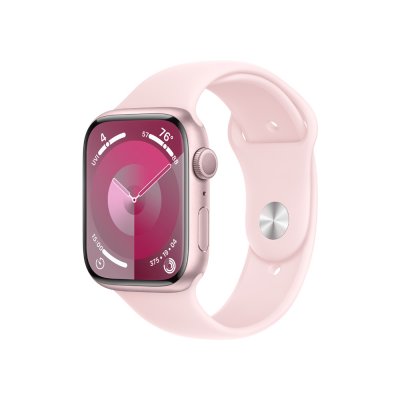 Apple Watch S9 45 mm sport band S/M smart hodinky Pink