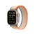 Apple Watch Ultra 2 49 mm Trail loop S/M smart hodinky Titan/Orange-Beige