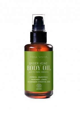 Alma Secret Body Oil BIO masážní olej s cypřišem, grapefruitem a rozmarýnem 100 ml