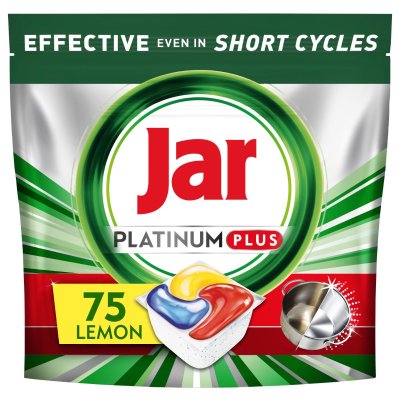 Jar kapsle na nádobí Platinum Plus Yellow 75 ks