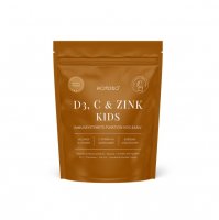 Nordbo Vitamin D3 + C + Zinek Kids 53 g