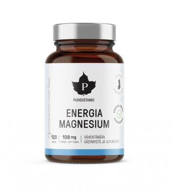 Puhdistamo Energia Magnesium 120 kapslí