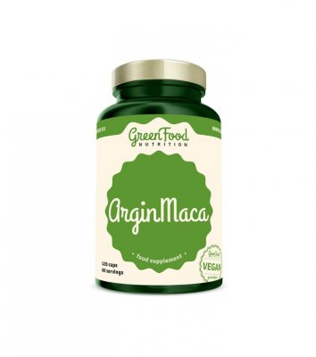 GreenFood Nutrition ArginMaca 120 kapslí