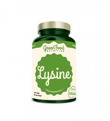 GreenFood Nutrition Lysine 120 kapslí