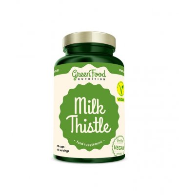 GreenFood Nutrition Milk Thistle 90 kapslí