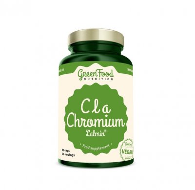 GreenFood Nutrition CLA Chromium Lalmin 90 kapslí