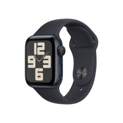 Apple Watch SE 40 mm sport band S/M smart hodinky Midnight