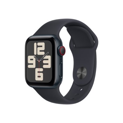 Apple Watch SE Cellular 40 mm sport band S/M smart hodinky Midnight