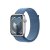 Apple Watch S9 45 mm sport loop smart hodinky Silver/Winter Blue