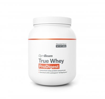 GymBeam True Whey ProDigest chocolate 900 g