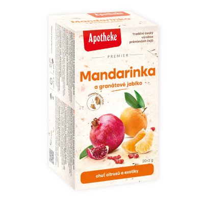 Apotheke Mandarinka a granát. jablko čaj 20 x 2g