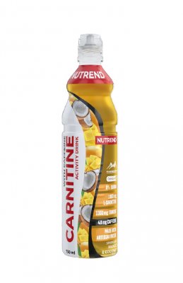 Nutrend Carnitine activity drink with caffeine malina sycená 750ml