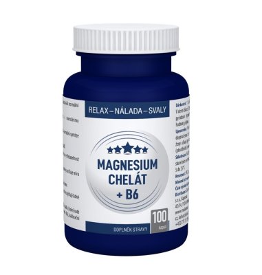 Magnesium chelát + B6 cps.100 Clinical