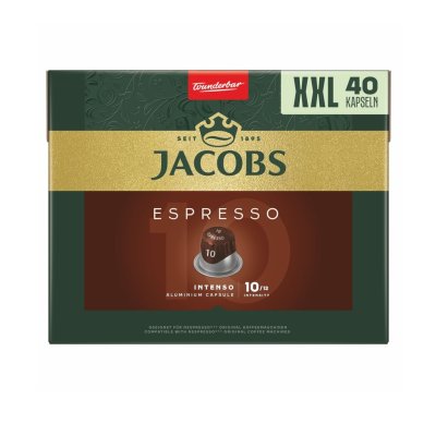 Jacobs Espresso Intenso 10 XXL kapsle 40 ks