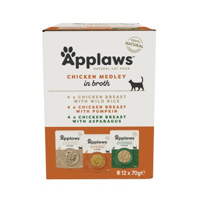 Applaws Cat Multipack Kuřecí kapsička 12x70 g