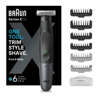 Braun Series X, Zastřihovač vousů a holicí strojek na tělo pro vousy i úpravu těla, XT5200