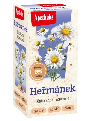 Apotheke Heřmánek pravý čaj nálevové sáčky 20x1,5 g
