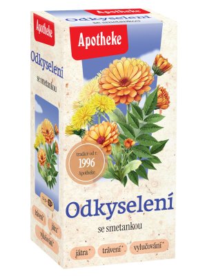Apotheke Na odkyselení se smetankou nálevové sáčky 20x1,5 g