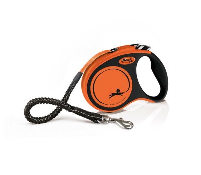 Flexi Xtreme vel. S páska 5 m/20 kg oranžové