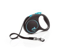 Flexi Black Design vel. S páska 5 m/15 kg světle modré