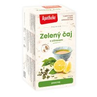 Apotheke Zelený čaj s citronem nálevové sáčky 20x 2 g