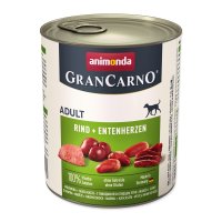 Animonda GranCarno Hovězí/kachní srdce 800 g