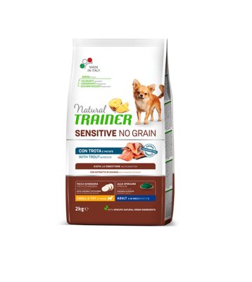 Natural Trainer No grain mini pstruh granule 2 kg