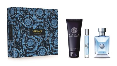 Versace pour Homme dárkový set pro muže 3 ks