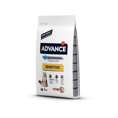 Advance Cat Adult losos a rýže Sensitive 10 kg