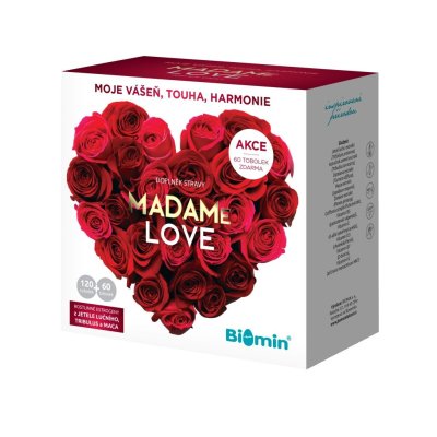 Biomin MADAMe Love vánoční balení 120+60 tobolek