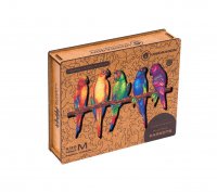 Unidragon Dřevěné puzzle Playful Parrots 291 ks