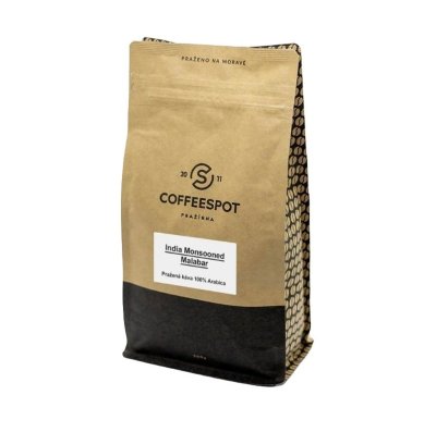 Coffeespot India Monsooned Malabar zrnková káva 500 g